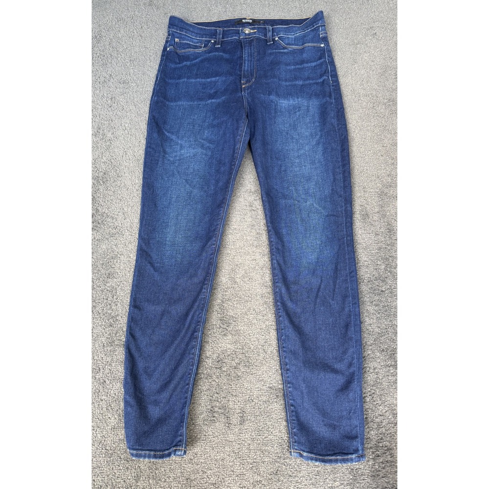 Hudson Barbara High Waist Super Skinny Ankle Jeans Flynn Wash Size 31 WHA407TMY